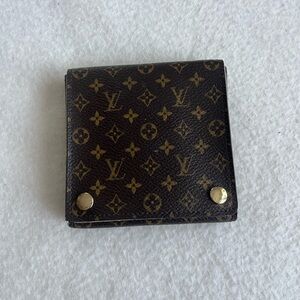 Louis Vuitton Brown Monogram jewlery holder with Gold Accents